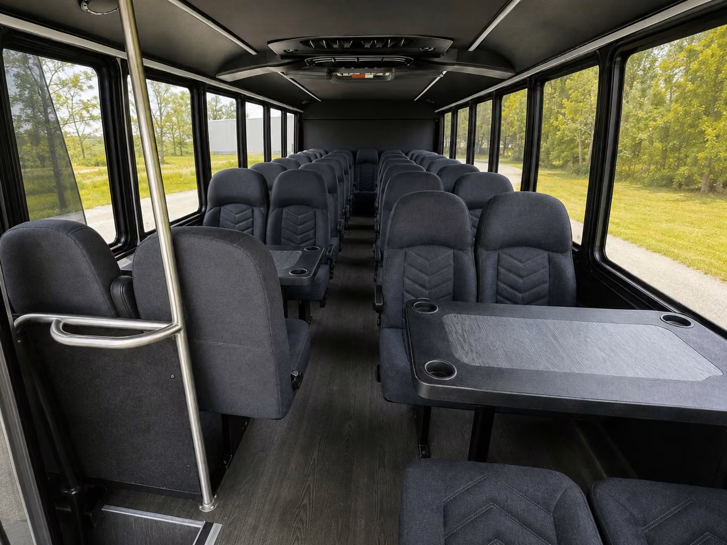 15 passenger minibus inside